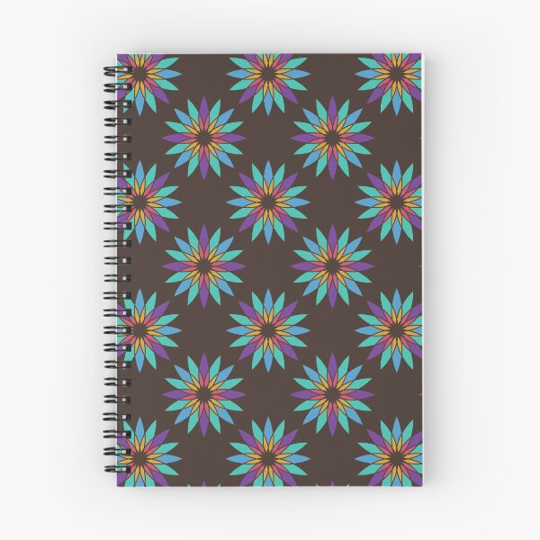 Artikelvorschau, Retro-Blumenmuster entworfen und verkauft von Stephanie McRae.