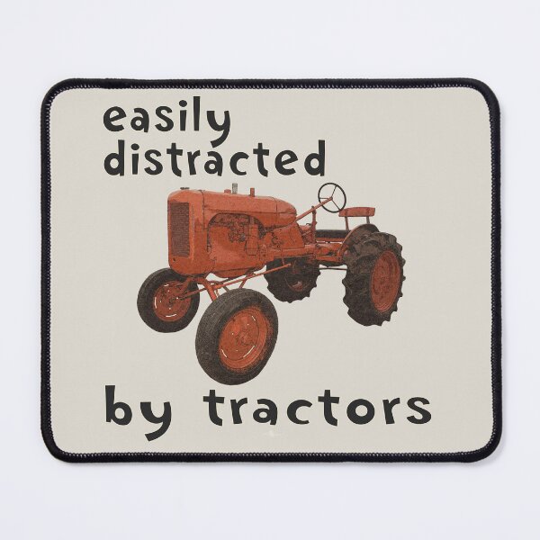 Item preview, easily distracted by tractors designed and sold by SEADOGPRINTS.