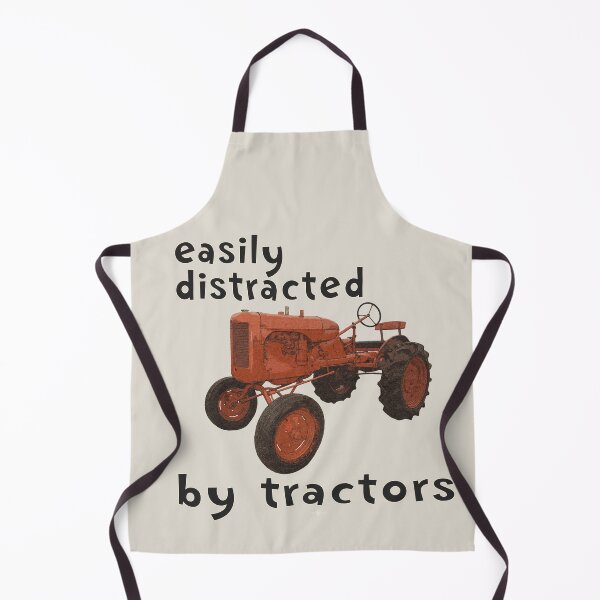 Item preview, easily distracted by tractors designed and sold by SEADOGPRINTS.