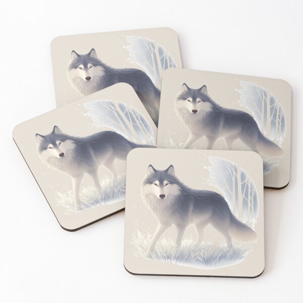 Item preview, WF09 wolf fox lupus animal wild aesthetic strong brave  designed and sold by onenatureplace.