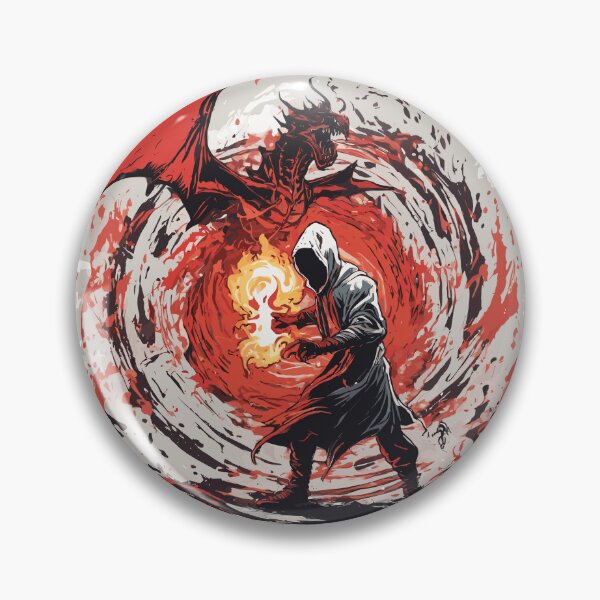 Item preview, The Sorcerer and the Fire Dragon designed and sold by Felix-Designer.