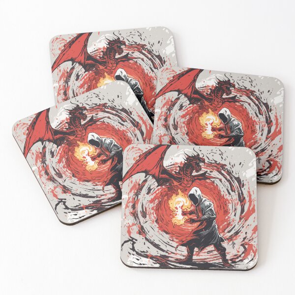 Item preview, The Sorcerer and the Fire Dragon designed and sold by Felix-Designer.