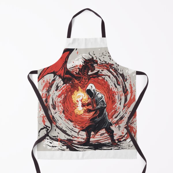 Item preview, The Sorcerer and the Fire Dragon designed and sold by Felix-Designer.