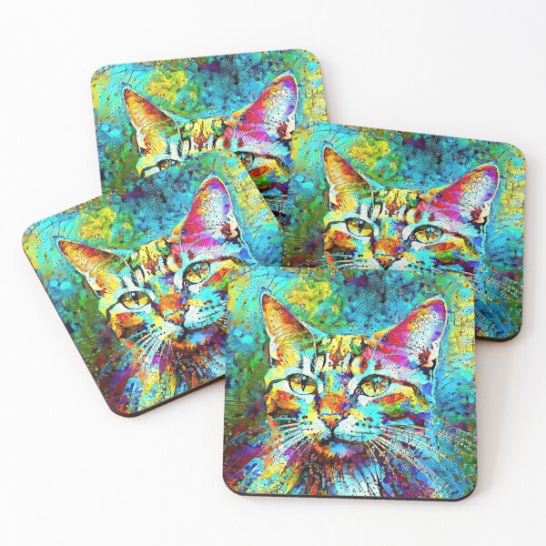 Item preview, Abstractions of abstract abstraction of cat. DeepDream #7628266691043 designed and sold by blackhalt.