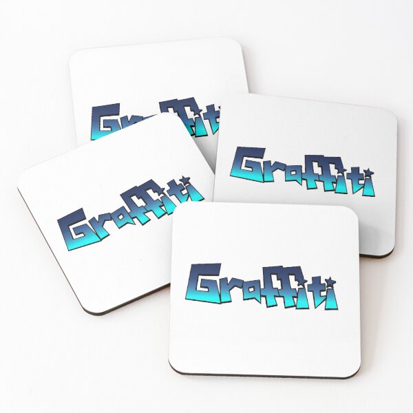 Item preview, Graffiti (blue) designed and sold by Jeremy Crotty.