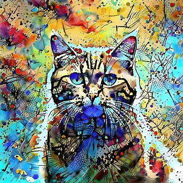 Artwork thumbnail, Abstractions of abstract abstraction of cat. DeepDream #6480637369880 by blackhalt