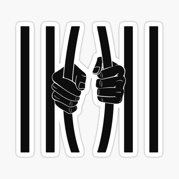 Breaking Out Of Prison Sticker