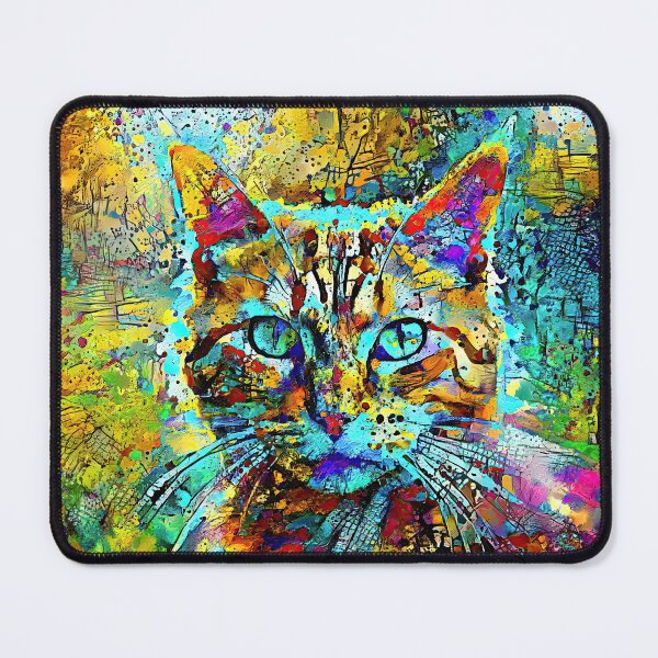 Item preview, Abstractions of abstract abstraction of cat. DeepDream #3866276811659 designed and sold by blackhalt.