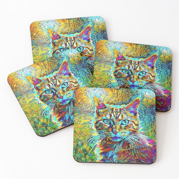 Item preview, Abstractions of abstract abstraction of cat. DeepDream #3866276811659 designed and sold by blackhalt.