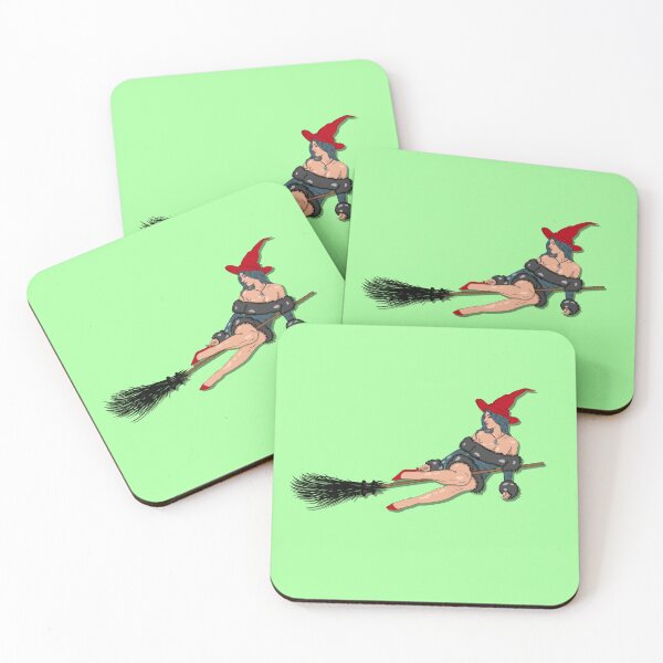 Item preview, A Witch laying on Her Broom designed and sold by BubbleDesigns4U.