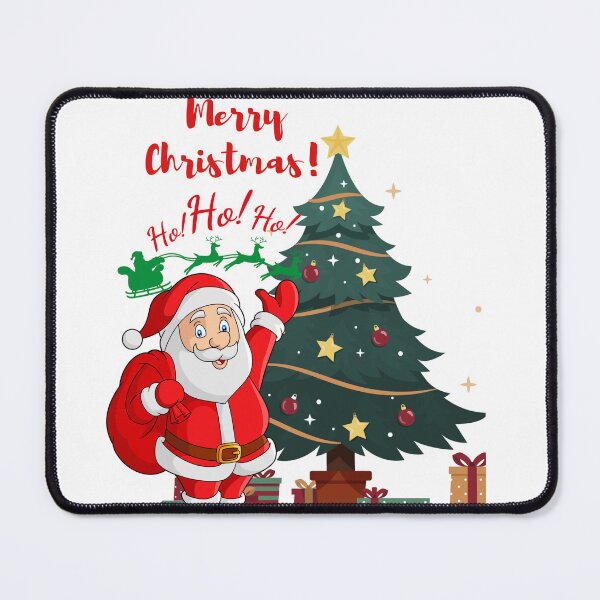 Item preview, Christmas design: Santa Claus and Christmas tree designed and sold by El Rincón Gatuno .