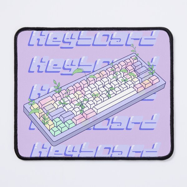 Item preview, keyboard gaming setup gamer vaporwave designed and sold by Puuk.