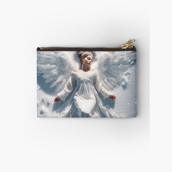 Item preview, Snow angel making a snow angel  designed and sold by SeeingBeyond.