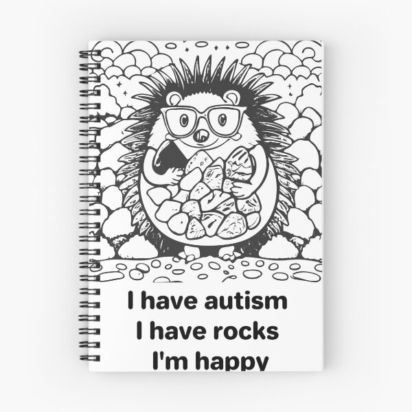 Item preview, I'm autistic and I love rocks designed and sold by ndmedia.