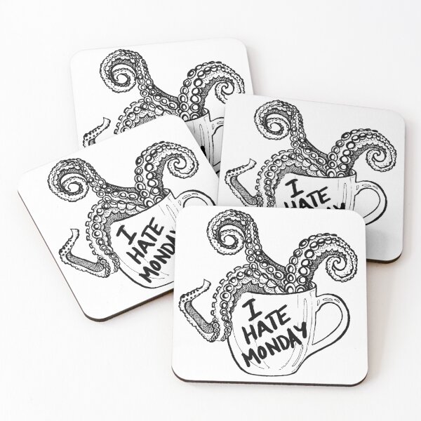 Item preview, I hate monday monster in a cup designed and sold by Creativbubble.