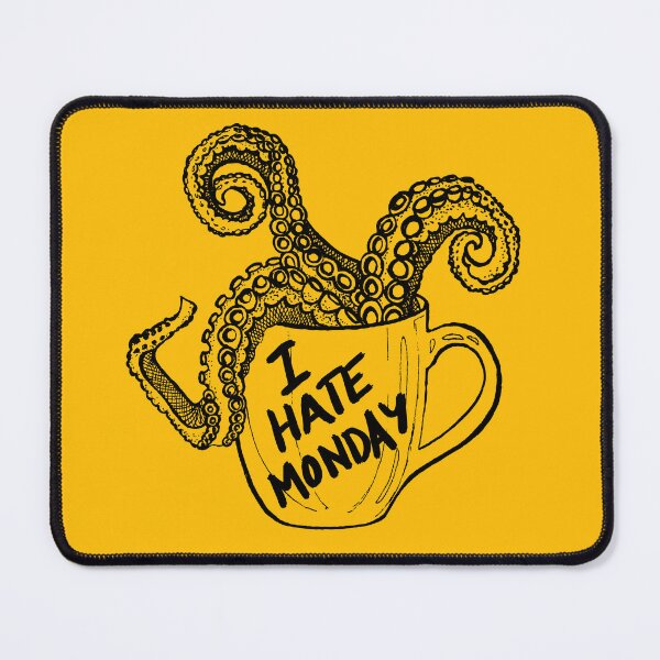Item preview, I hate monday monster in a cup designed and sold by Creativbubble.