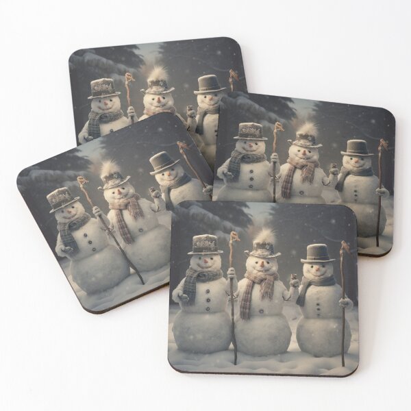 Item preview, christmas snowman holiday print designed and sold by dcrc.