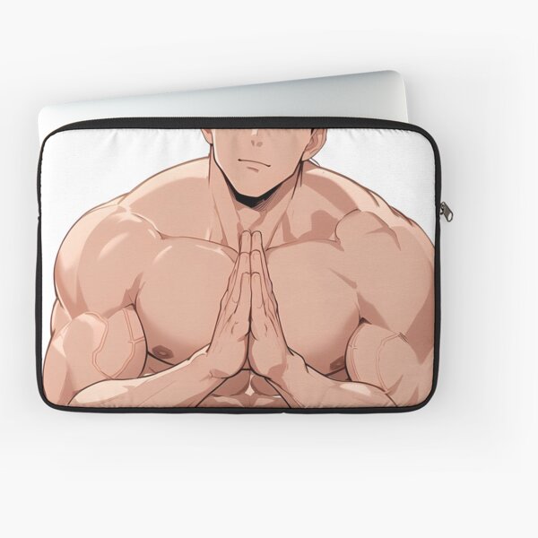 Muscular Anime Boy Poster for Sale by baraclub