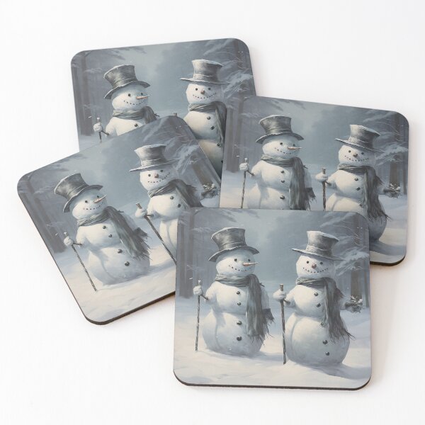 Item preview, christmas snowman holiday print designed and sold by dcrc.
