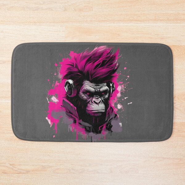 Item preview, Ape With Pink Ink Haircut designed and sold by PrintMates.