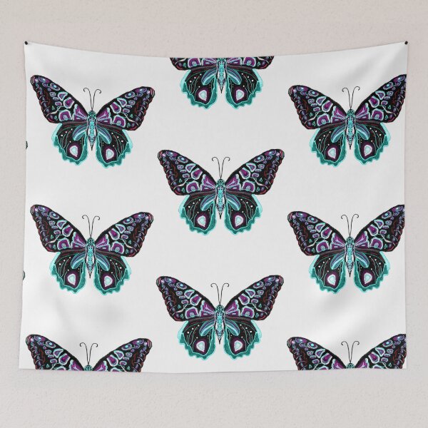 Item preview, borboleta neon designed and sold by PretaCafe.