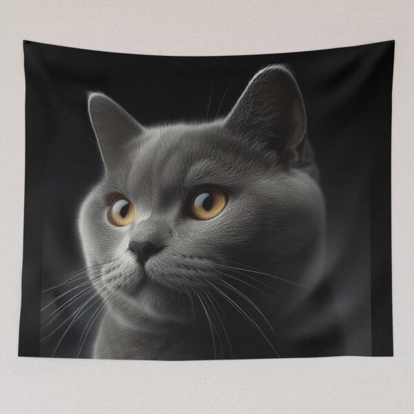 Item preview, Realistic British Shorthair Pawtrait designed and sold by PawtraitRealism.