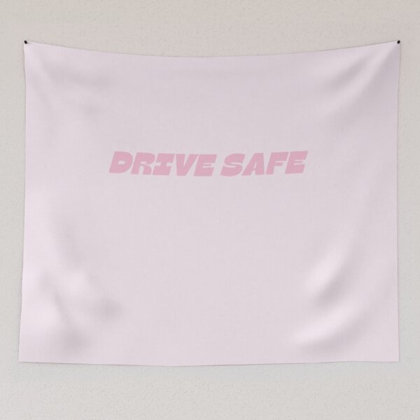 Item preview, Drive safe (pink) designed and sold by CoastlineRowe.