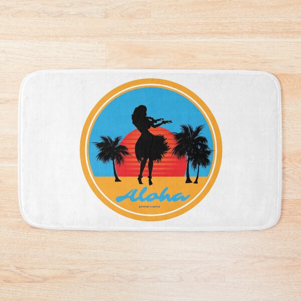 Item preview, Hula Girl Dancing the Hula with Sunset Color WHT designed and sold by Frank Schuster.