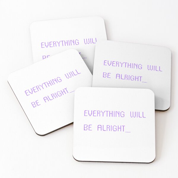 Item preview, everything will be alright designed and sold by rainbowcatnip.