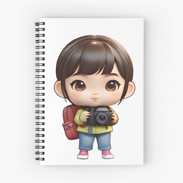 Item preview, Cute girl photographer traveler with camera. designed and sold by athurbubble.