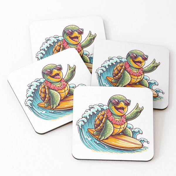 Item preview, Surfing Turtle  designed and sold by TomTeeShop01.