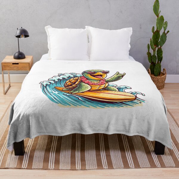 Item preview, Surfing Turtle designed and sold by TomTeeShop01.