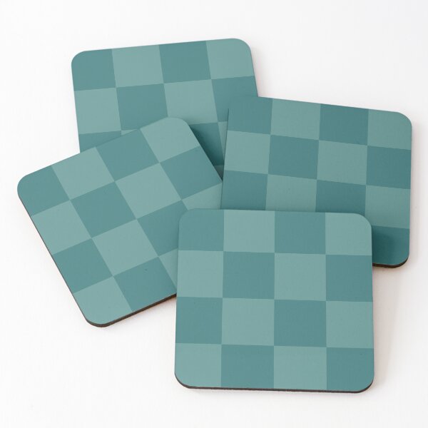 Item preview, Teal Checkered Pattern designed and sold by hannahlllttt.