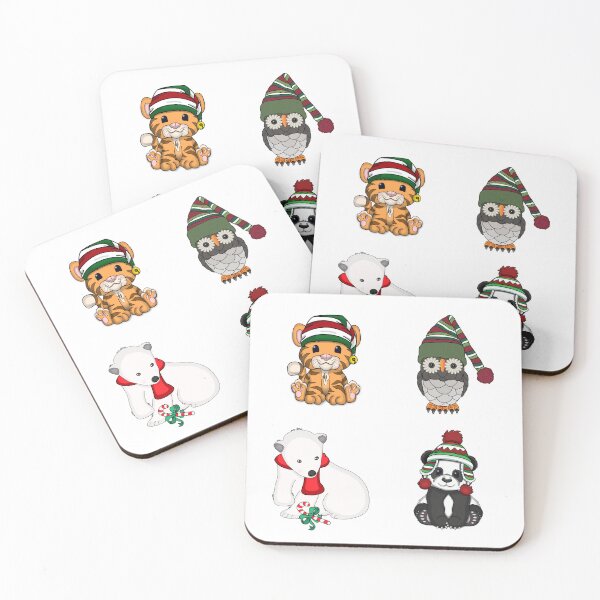 Item preview, Cute Christmas Creatures designed and sold by Designs by Greylady.