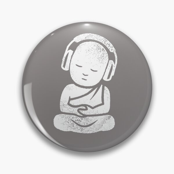Item preview, Buddha Headphones - Buddhist Monk DJ Music Lover designed and sold by propellerhead.