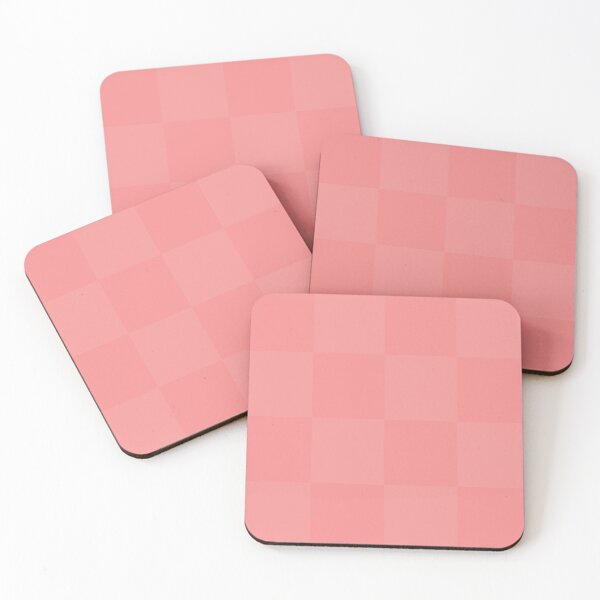 Item preview, Subtle Peach Pink Checkered Pattern designed and sold by hannahlllttt.