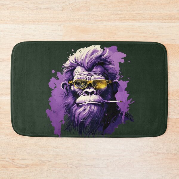 Item preview, Ape With Purple Ink Haircut designed and sold by PrintMates.