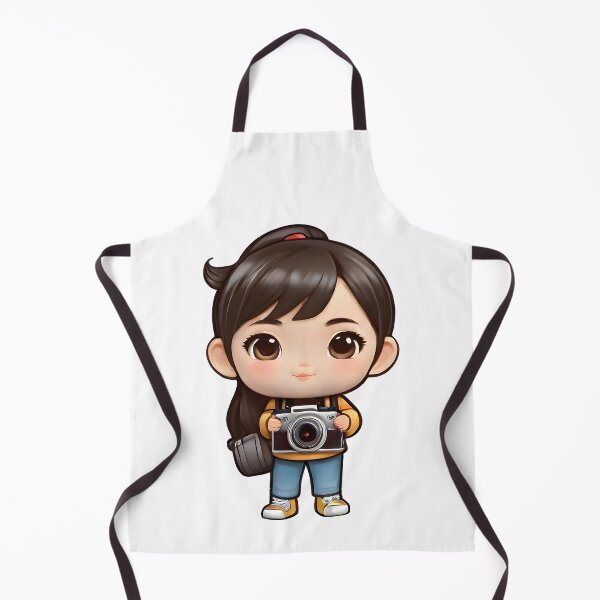 Item preview, Cute girl photographer traveler with camera. designed and sold by athurbubble.