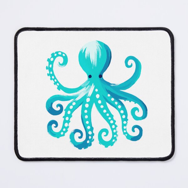 Item preview, Playful Turquoise Octopus designed and sold by BrightTide.