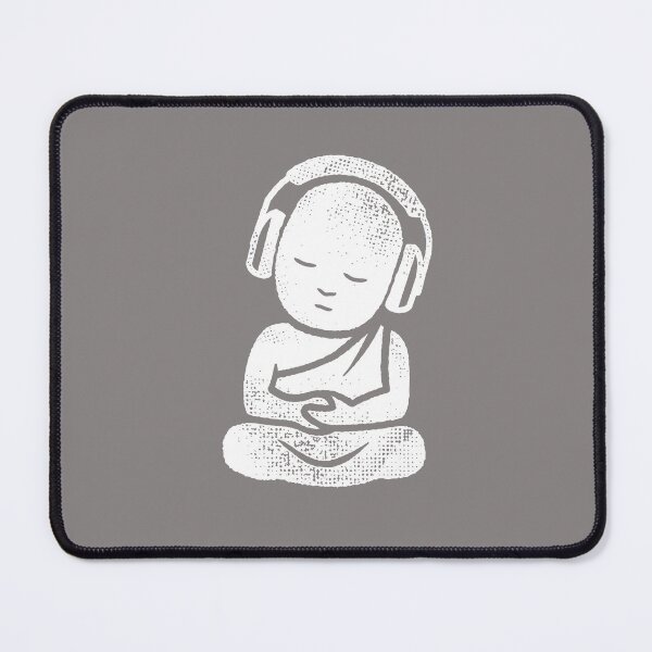 Item preview, Buddha Headphones - Buddhist Monk DJ Music Lover designed and sold by propellerhead.