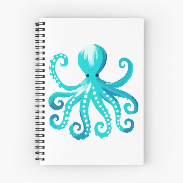 Item preview, Playful Turquoise Octopus designed and sold by BrightTide.