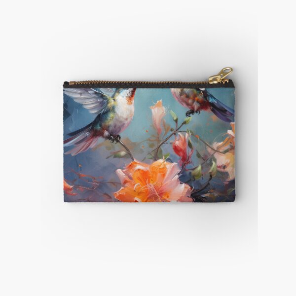 Item preview, Hummingbirds Flying Over Flowers designed and sold by hermeneutic.