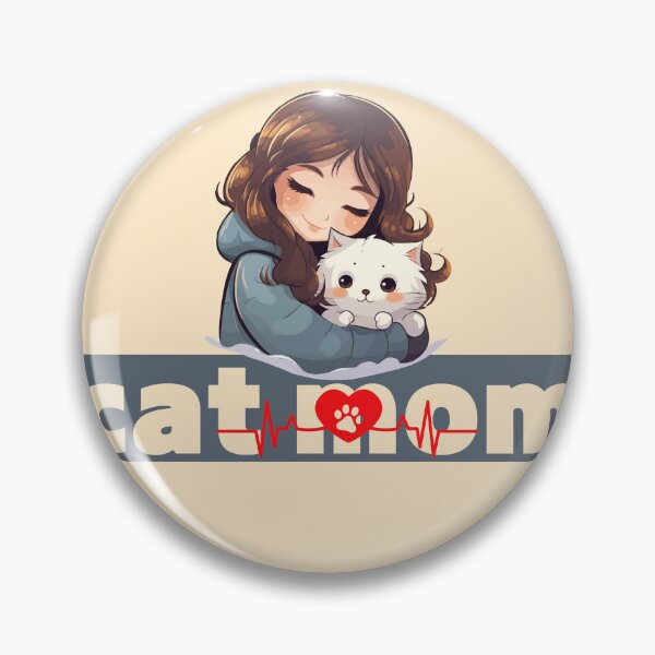 Item preview, The cat that's hugging me, cat mom's heart is beating meow designed and sold by Miya-ArtShop.