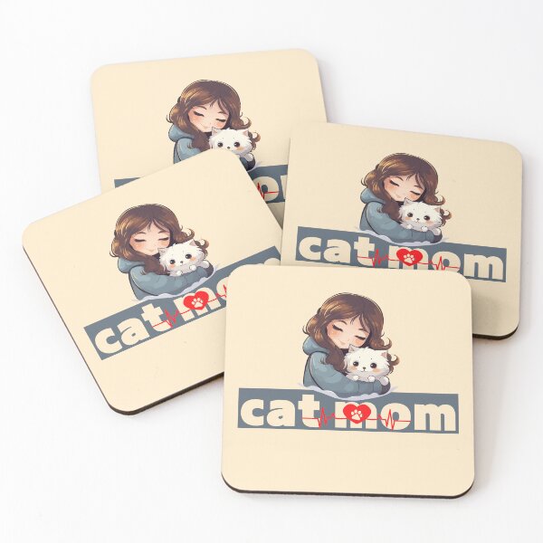 Item preview, The cat that's hugging me, cat mom's heart is beating meow designed and sold by Miya-ArtShop.
