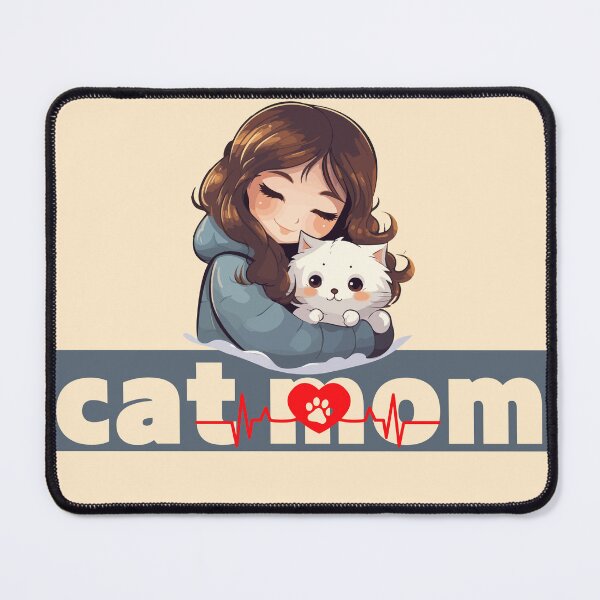Item preview, The cat that's hugging me, cat mom's heart is beating meow designed and sold by Miya-ArtShop.