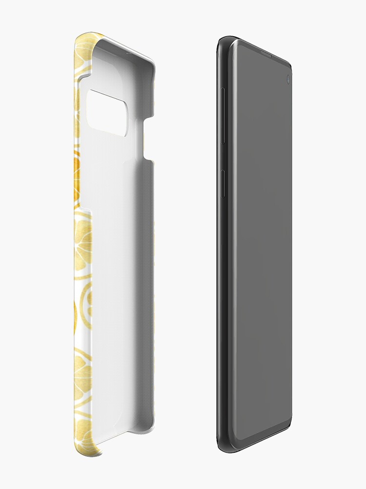 Alternate view of Yellow Watercolor Lemon Slices Pattern Case & Skin for Samsung Galaxy