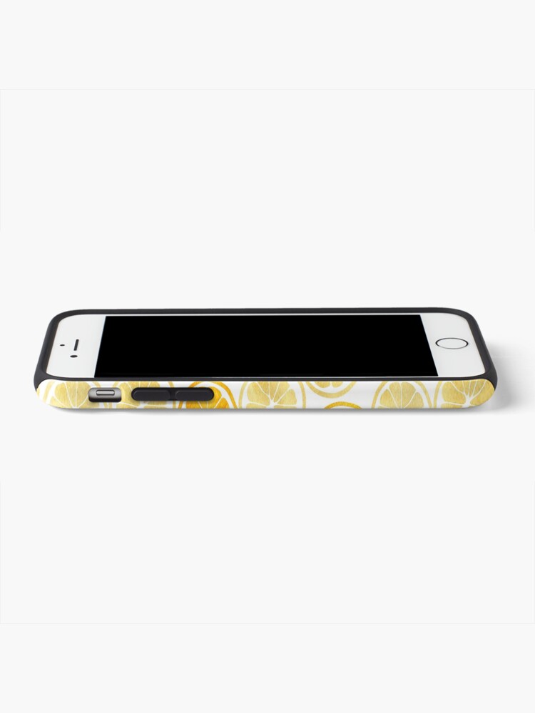Alternate view of Yellow Watercolor Lemon Slices Pattern iPhone Case & Cover