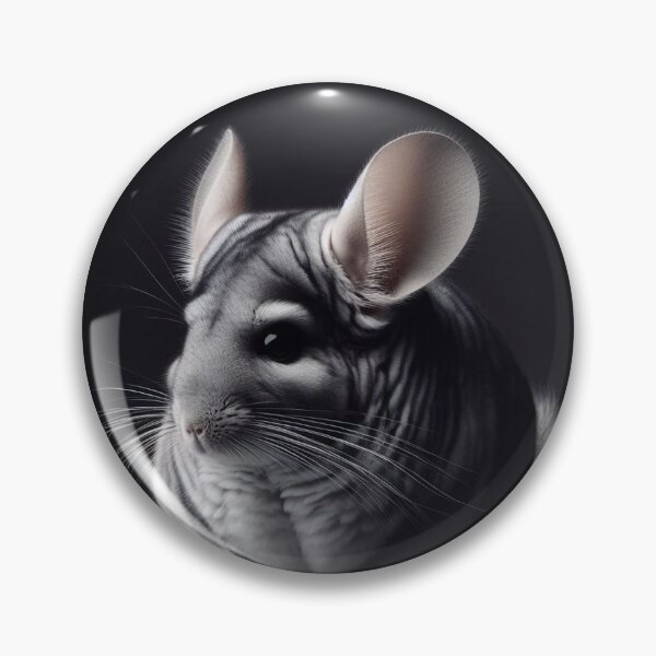 Item preview, Realistic Chinchilla Pawtrait designed and sold by PawtraitRealism.