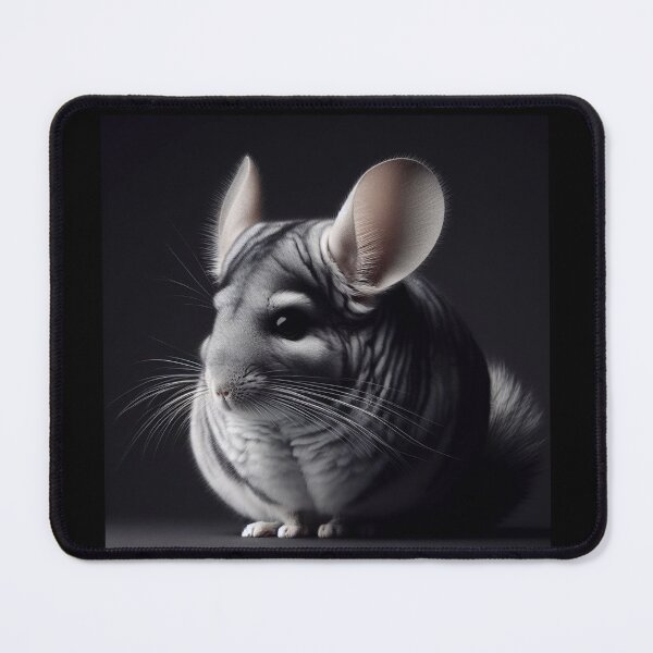 Item preview, Realistic Chinchilla Pawtrait designed and sold by PawtraitRealism.