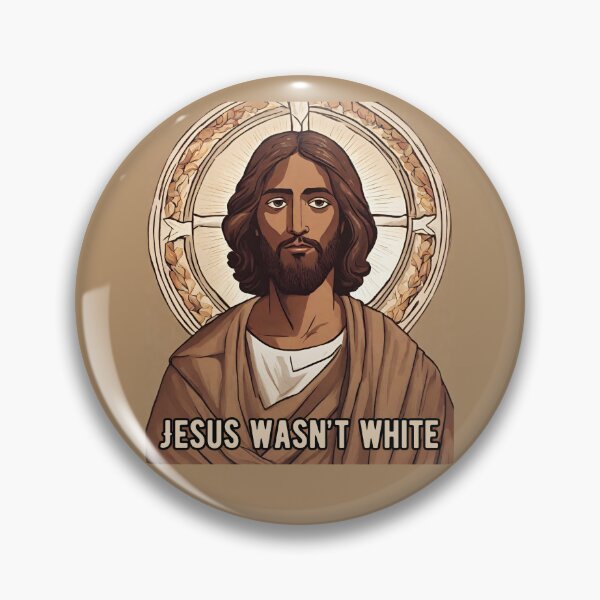 Artikelvorschau, Jesus war nicht weiß, mit Bild des braunen Jesus entworfen und verkauft von CheekyGrace.